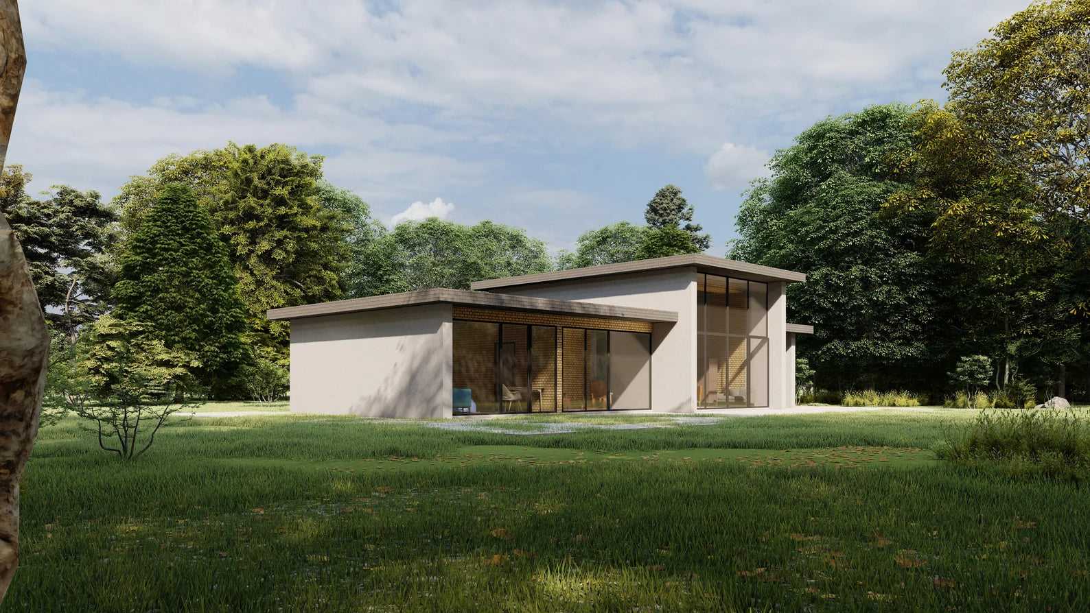 🏡 Tiny House Digital Plan – 2 Bedroom Minimalist Home – Concrete & Timber Frame – CAD, SketchUp & PDF