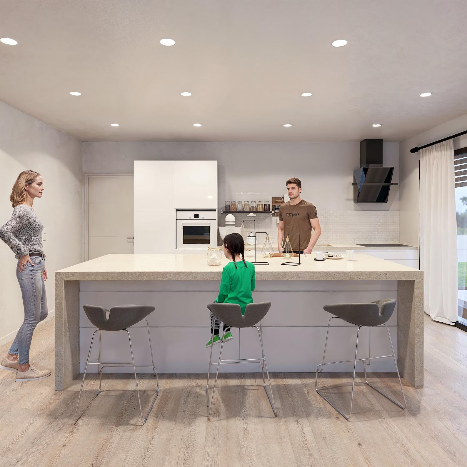 🏡 Modern Villa Floor Plan with Pool – 2-Bedroom Luxury House Design – Tropical Style Home Blueprint (PDF & CAD Files)